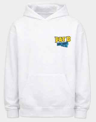 Pat B - Birthday Bash XXL '25  Hoodie White